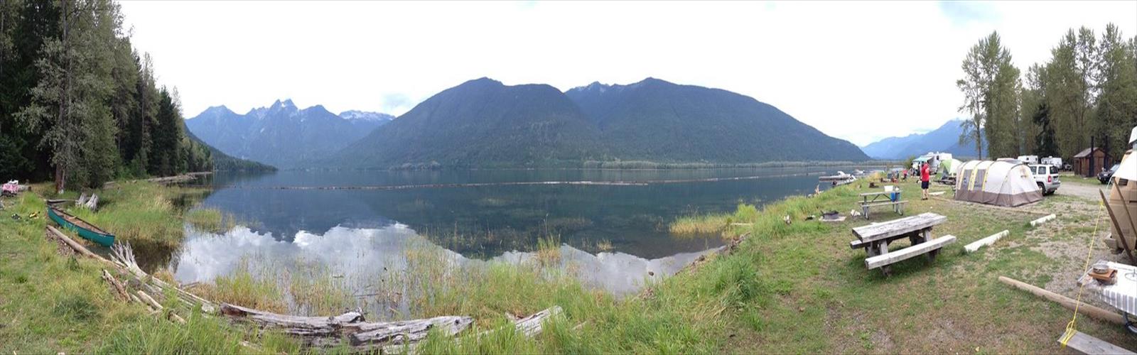 Ross Lake Campground trail - hiking in Frog Lake