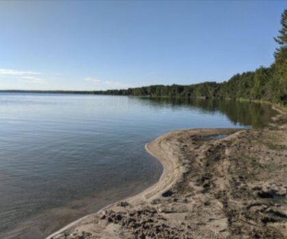Pigeon Lake Provincial Park & Campground trail - hiking in Alberta Central