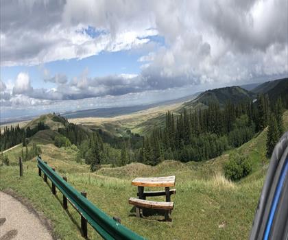 Sentier lac Reesor - randonnée en Canadian Rockies