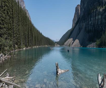 Sentier lac Eiffel - randonnée en Canadian Rockies