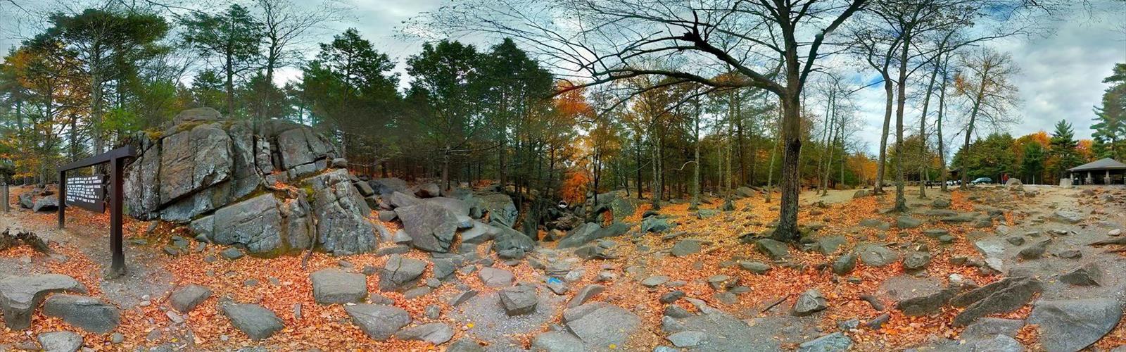 Purgatory Chasm State Reservation, Central Massachusetts