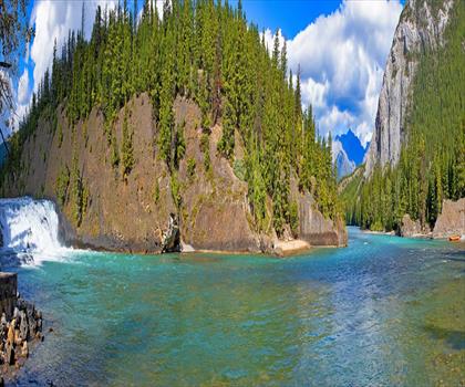 Sentier chutes Bow - randonnée en Canadian Rockies