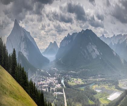 Sentier mont Norquay Lookout - randonnée en Canadian Rockies