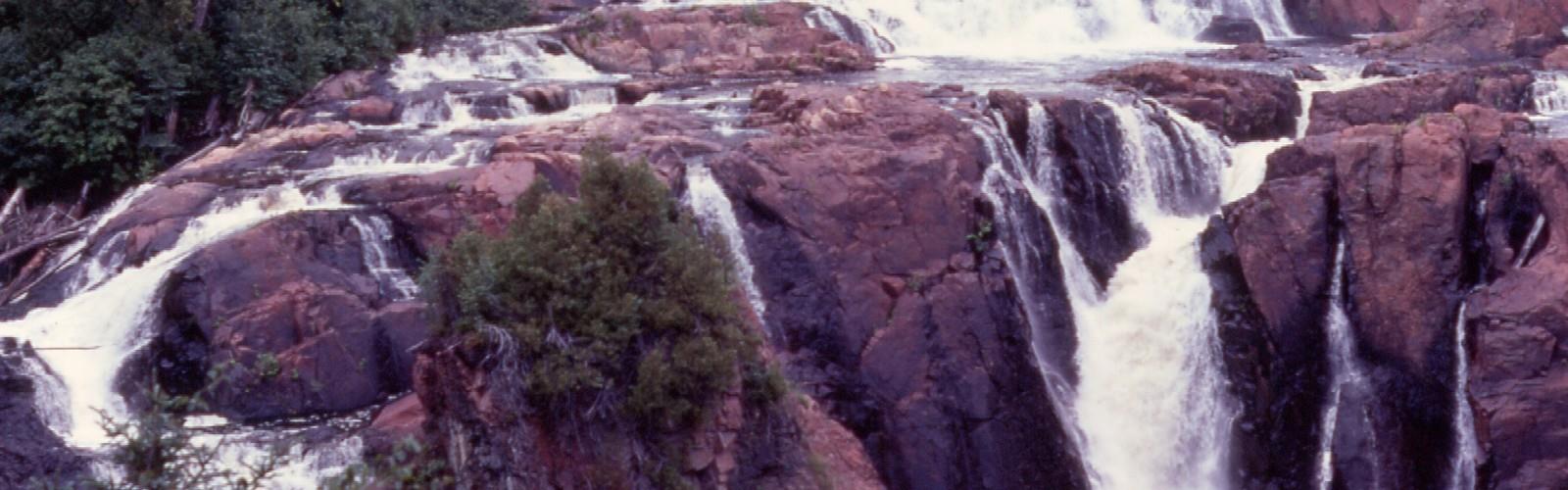 Sentier chutes Aubrey - randonnée en North Part