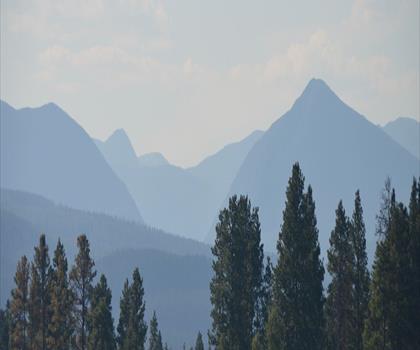 Wasa Lake trail - hiking in Kootenay Rockies
