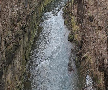 Albion Falls trail - hiking in Hamilton, Halton and Brant