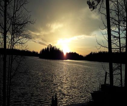 Sentier lac Crimson - randonnée en Central Alberta