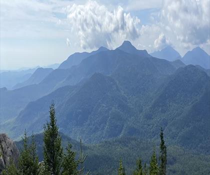 Big Crow Mountain trail - hiking in Adirondacks