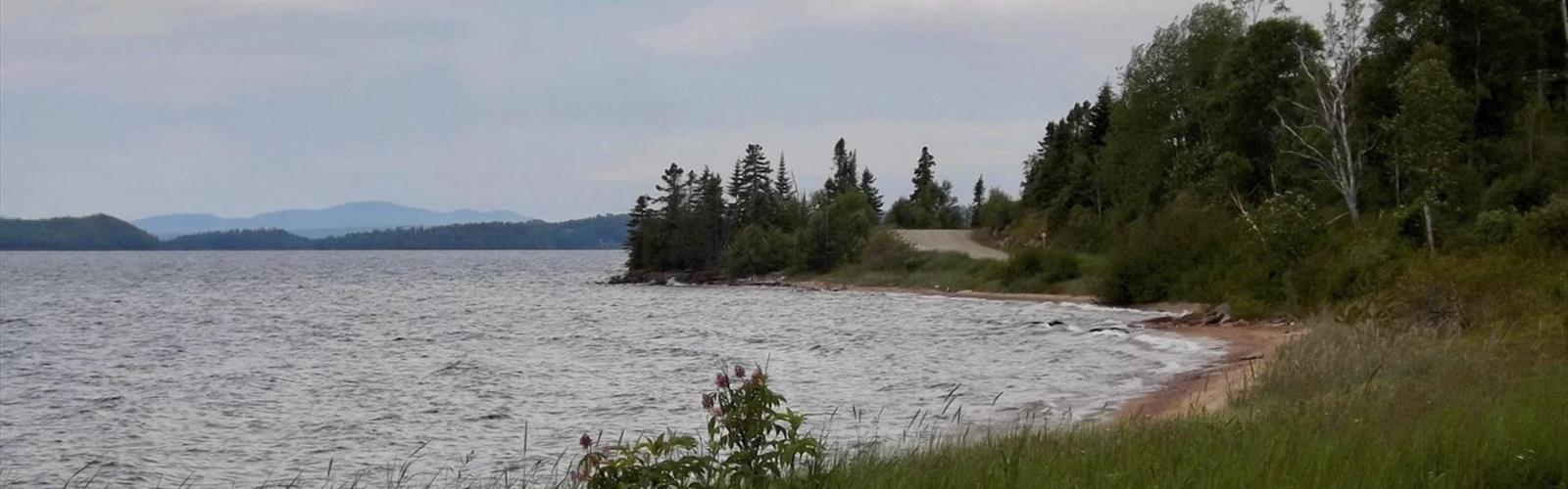 Rainbow Falls Provincial Park, Rossport Campground trail - hiking in Rossport