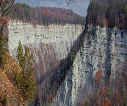 Sentier parc d'État Letchworth - randonnée en Finger Lakes