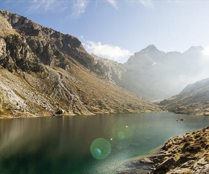 Lac d'Estom trail - hiking in Hautes-Pyrénées