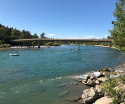 Edworthy Park trail - hiking in Calgary & Area
