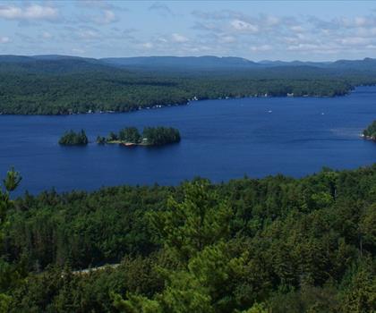 Sentier lacs Fulton Chain - randonnée en Adirondacks