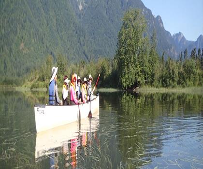 Widgeon Falls trail - hiking in Vancouver Coast Mountains
