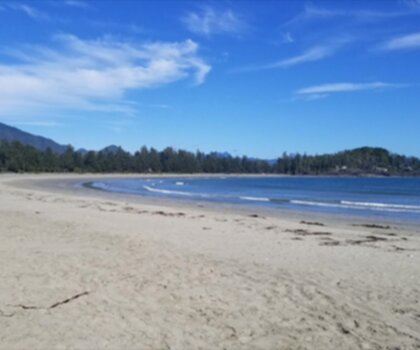 Chesterman Beach trail - hiking in Vancouver Island