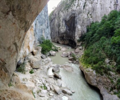 Sentier Martel trail - hiking in Alpes-de-Haute-Provence